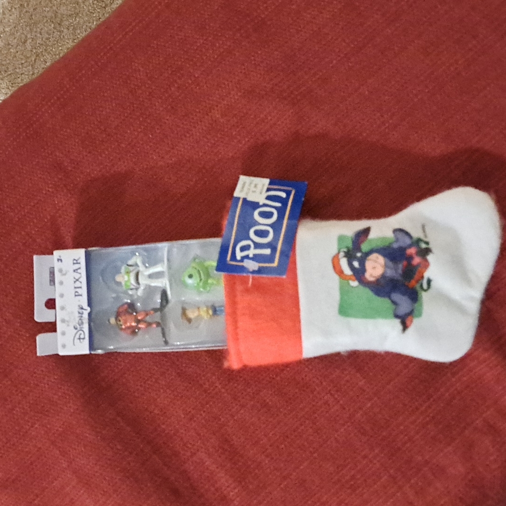 Disney Pixar Nano Metalfigs Eyeore Stocking Bundle NWT